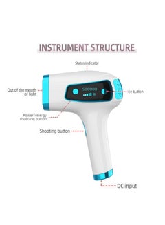 MLAY T8 Painless Laser Hair Removal Device Sky Blue  - Image 2