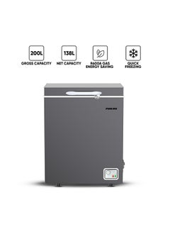 200L Gross / 138L Net, Single Door Chest Freezer With Storage Basket, High Energy Efficiency Cooling System, Adjustable Temperature, Child Lock, Silent Operation, Ideal For Home And Restaurants 200 L 378 kW NCF200N7S/1 Silver - pnsku/N52830540A/45/_/1707911957/43aca984-6ab5-4ca6-8282-4a64cac0be34