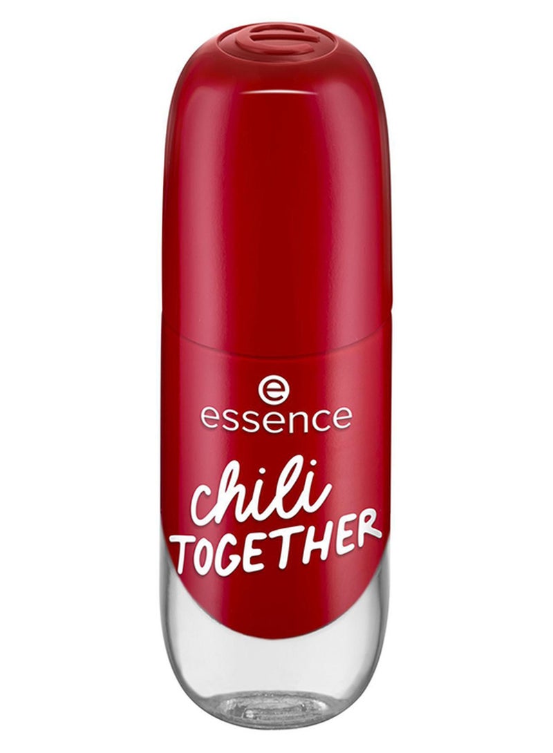 Essence Gel Nail Polish |16 Red Chili Together | Quick Dry & Glossy Finish | Vegan & Climate Neutral | Long Lasting Gel-Like Nails | Easy Application | Wide Double Brush | 8 ml Chili Together - Image 1