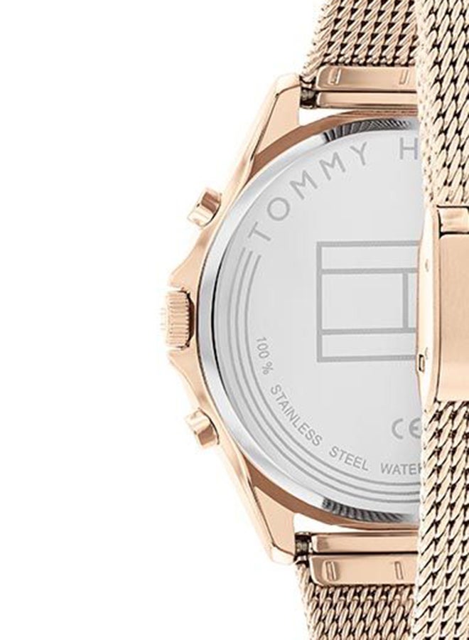 TOMMY HILFIGER Women's Quinn Carnation Gold Dial Watch - 1782486 - Image 4