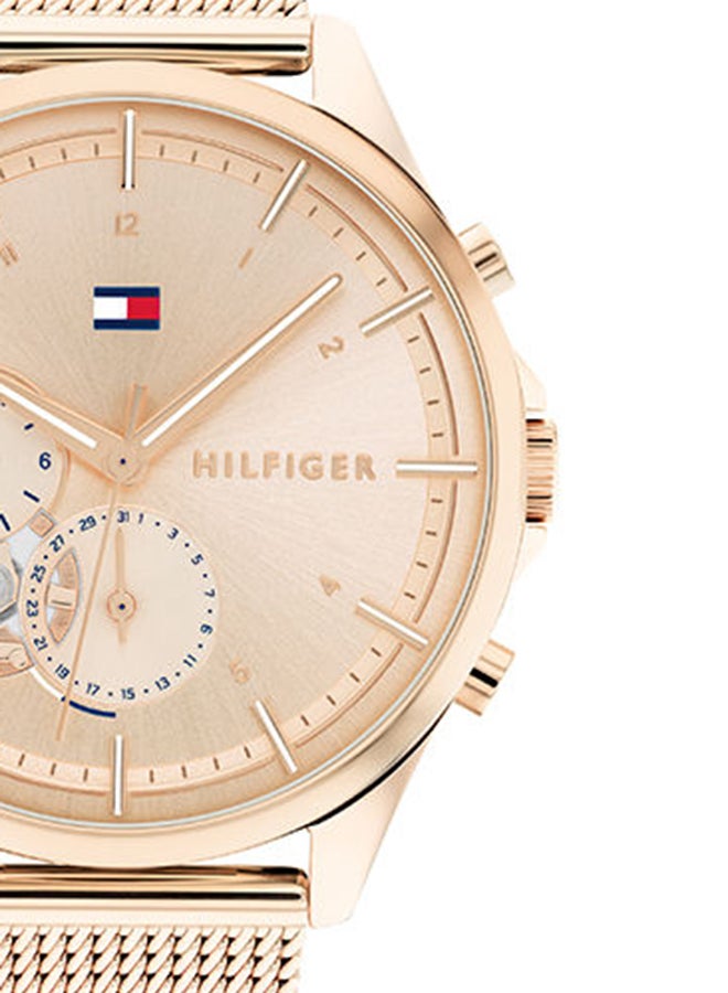 TOMMY HILFIGER Women's Quinn Carnation Gold Dial Watch - 1782486 - Image 5