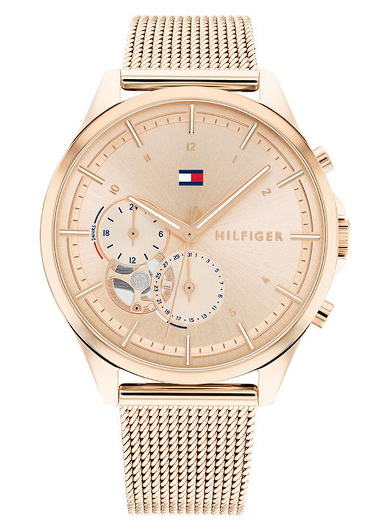 TOMMY HILFIGER Women's Quinn Carnation Gold Dial Watch - 1782486 - Image 1