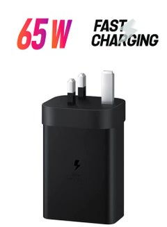 Samsung 65W Trio Universal Power Adapter Black  - Image 1