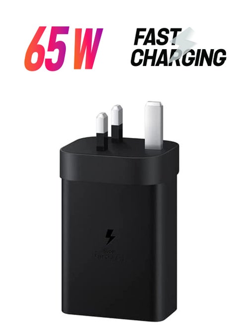 65W Trio Universal Power Adapter Black