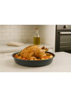 ALMUFARREJ 3-Piece Baking Tray Set Black 29cm  - Image 3