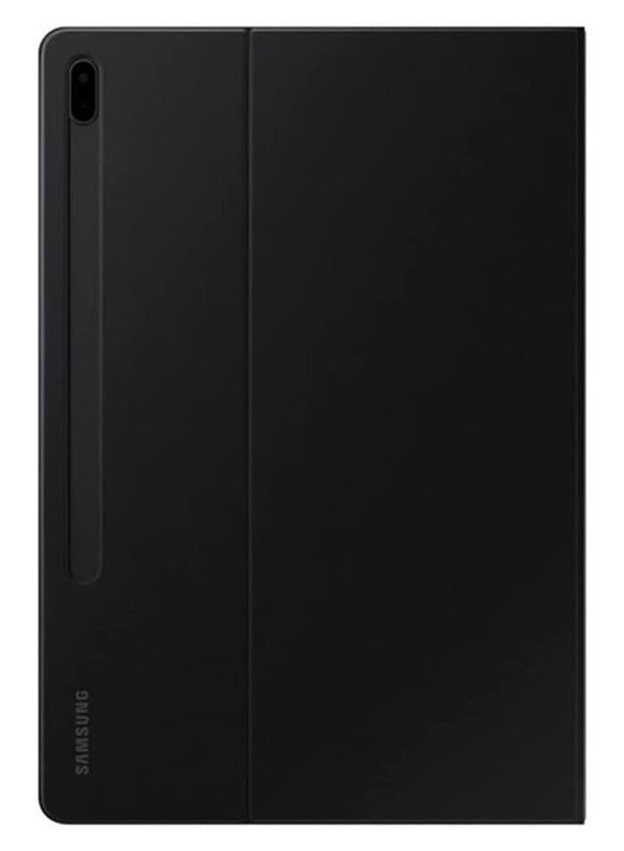 سامسونج غطاء بتصميم كتاب لأجهزة  تاب S8 بلس / S7 بلس / FE‎‏ S7 أسود - Image 1