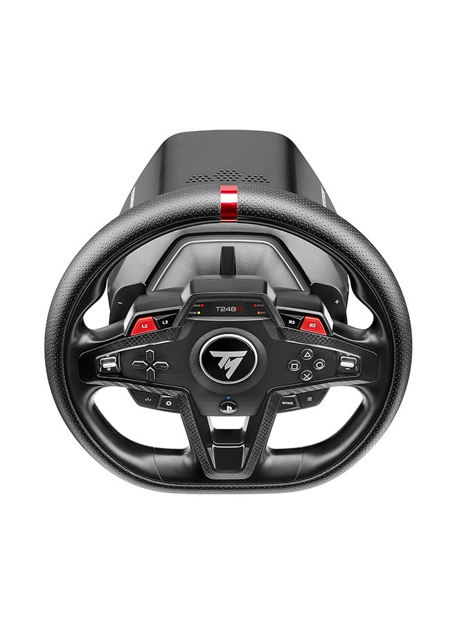 ثروستماستر ثراستماستر T248، عجلة سباق ودواسات مغناطيسية، محرك هجين، مبدلات مجداف مغناطيسية، ردود فعل ديناميكية للقوة، شاشة مع معلومات السباق (Ps5، Ps4، الكمبيوتر الشخصي) - Image 2