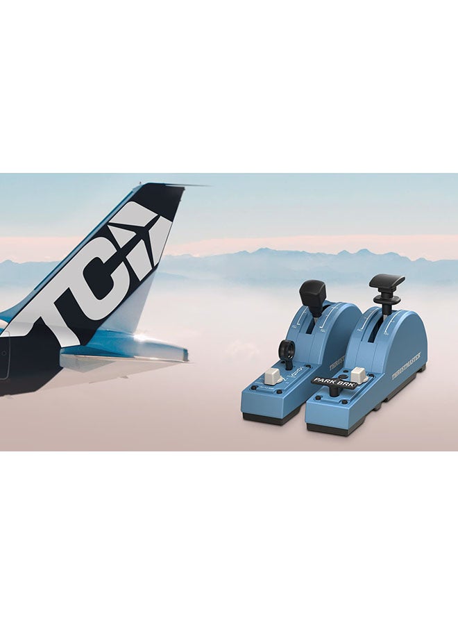 THRUSTMASTER - Thrustmaster TCA Quadrant Add-On Airbus Edition - Add on for TCA Quadrant - for PC - Image 1