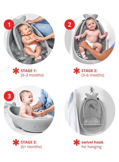 Generic Smart Sling 3-Stage Tub Bather Bathtub For Baby - Grey  - Image 4