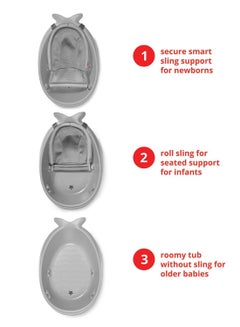 Generic Smart Sling 3-Stage Tub Bather Bathtub For Baby - Grey  - Image 5