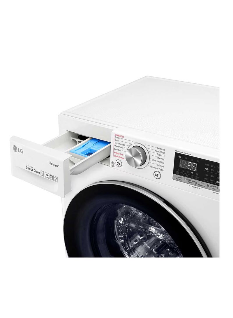 إل جي غسالة ملابس تحميل أمامي سعة 10.5 كجم - Image 5