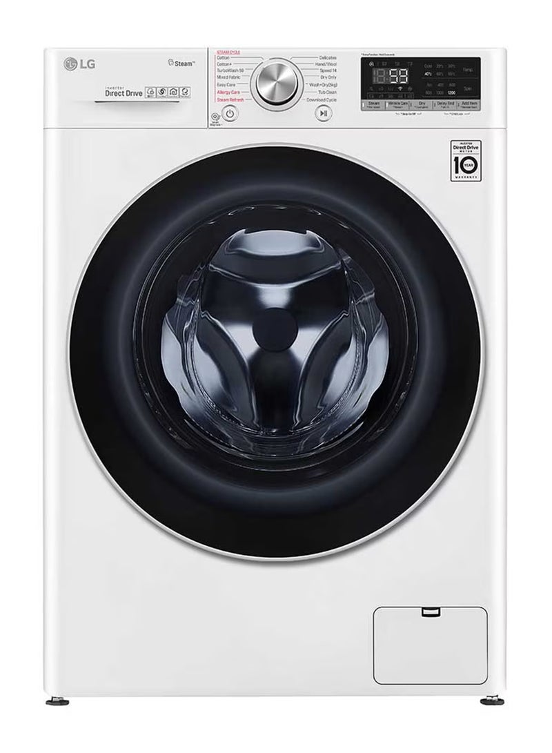 إل جي غسالة ملابس تحميل أمامي سعة 10.5 كجم - Image 1