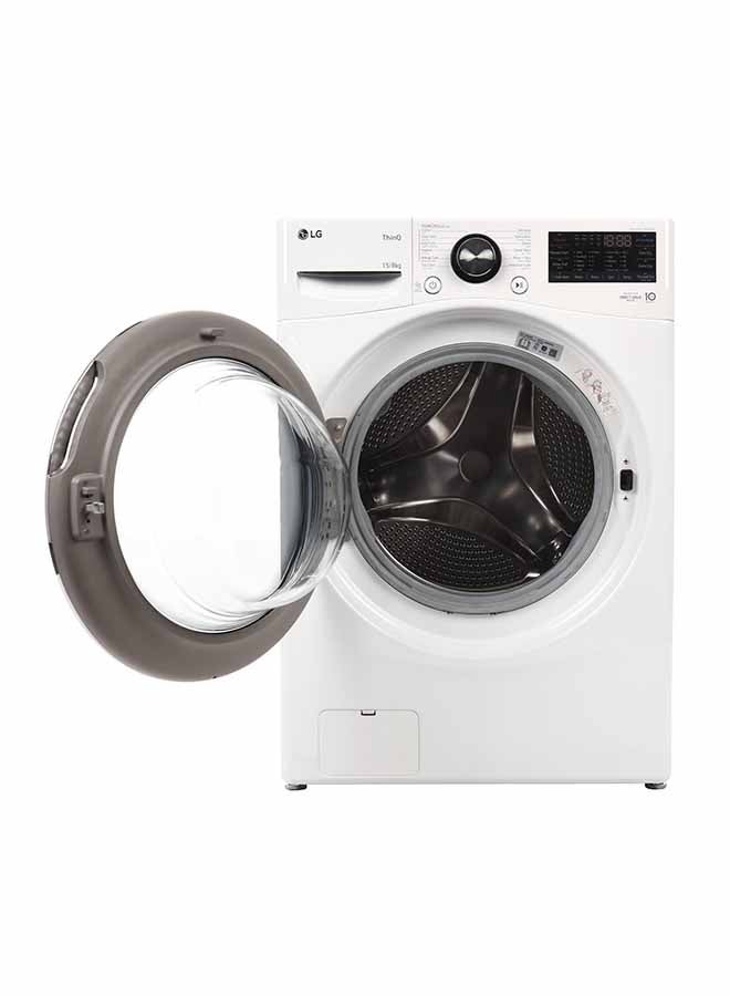 إل جي غسالة تحميل أمامي 15 كجم للغسالة و8 كجم للنشافة WS1508WHT أبيض  - Image 5