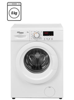 23 Program, Front Load Washing Machine, 1000 RPM With Quich Wash And Delay Start 6 kg SGW6200NLED White