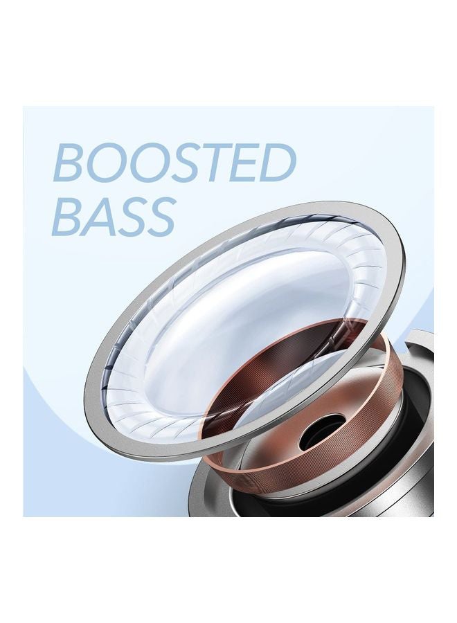 ساوند كور سماعات أذن لاسلكية Life P2 Mini تعمل بتقنية البلوتوث، ومشغلات مقاس 10 مم مع صوت جهير كبير، ومعادل صوت مخصص، وبلوتوث 5.2، ووقت تشغيل يصل إلى 32 ساعة، ومنفذ USB-C للشحن السريع أسود - Image 2