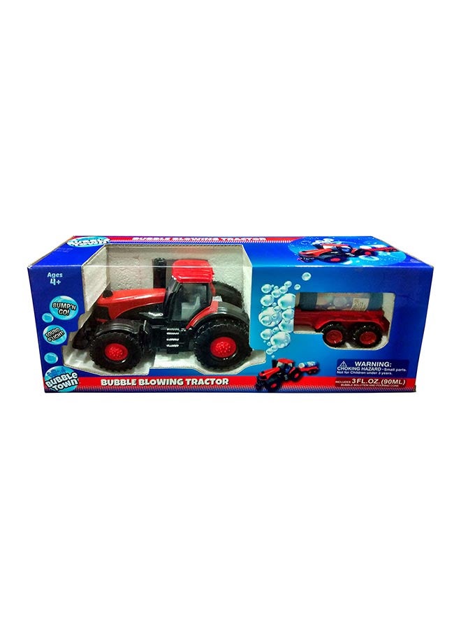BUBBLE TOWN Bubble Blowing Tractor - Suitable For 4 Years And Above Assorted 41 x 16 x 13cm  - Image 1