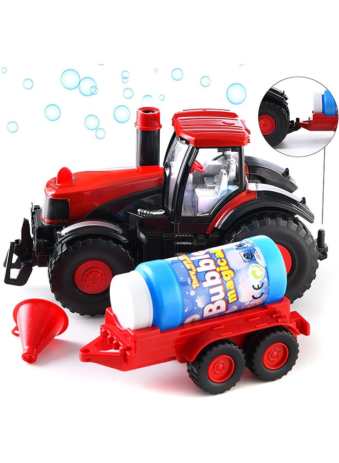 BUBBLE TOWN Bubble Blowing Tractor - Suitable For 4 Years And Above Assorted 41 x 16 x 13cm  - Image 4
