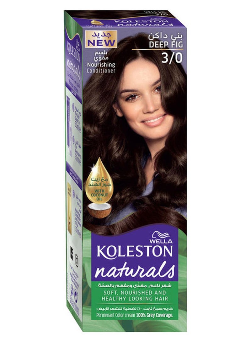 WELLA Koleston Naturals Hair Color 3/0 Deep Fig - Image 1