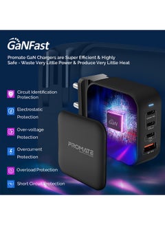 بروميت شاحن GaNFast لتوصيل الطاقة بقدرة 100 واط مع تقنية الشحن السريع 3.0  - Image 3