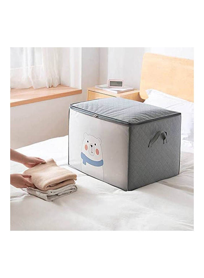 storage bag for clothes and blankets Grey 85Liters - Image 2