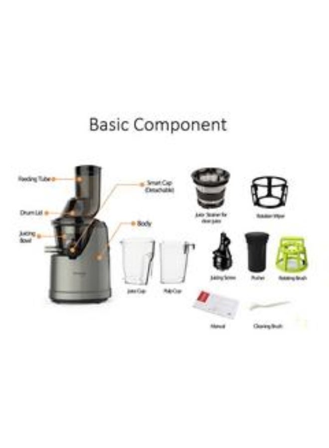 Kuvings - Whole Slow Juicer With Wide Feeding Tube 400 ml 240 W KV-NS-1721CBC2-RD Red 400 ml 1000 W KV-NS-1721CBC2-RD Red - Image 1