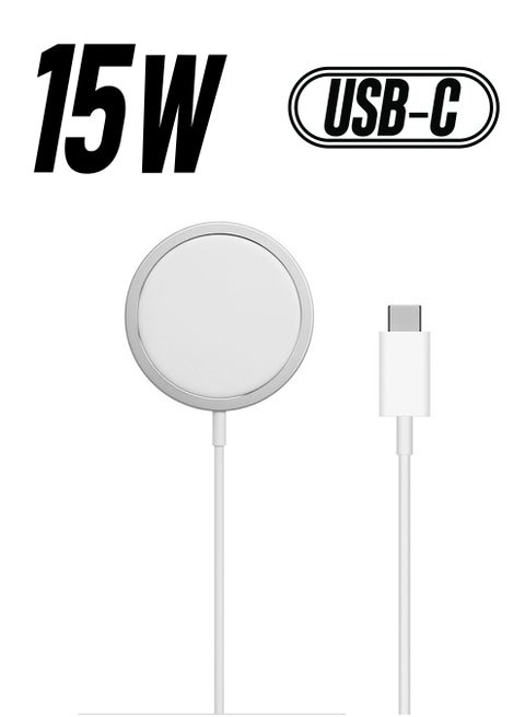 Fast Charging Wireless Charger For iPhone 12/12 Pro White