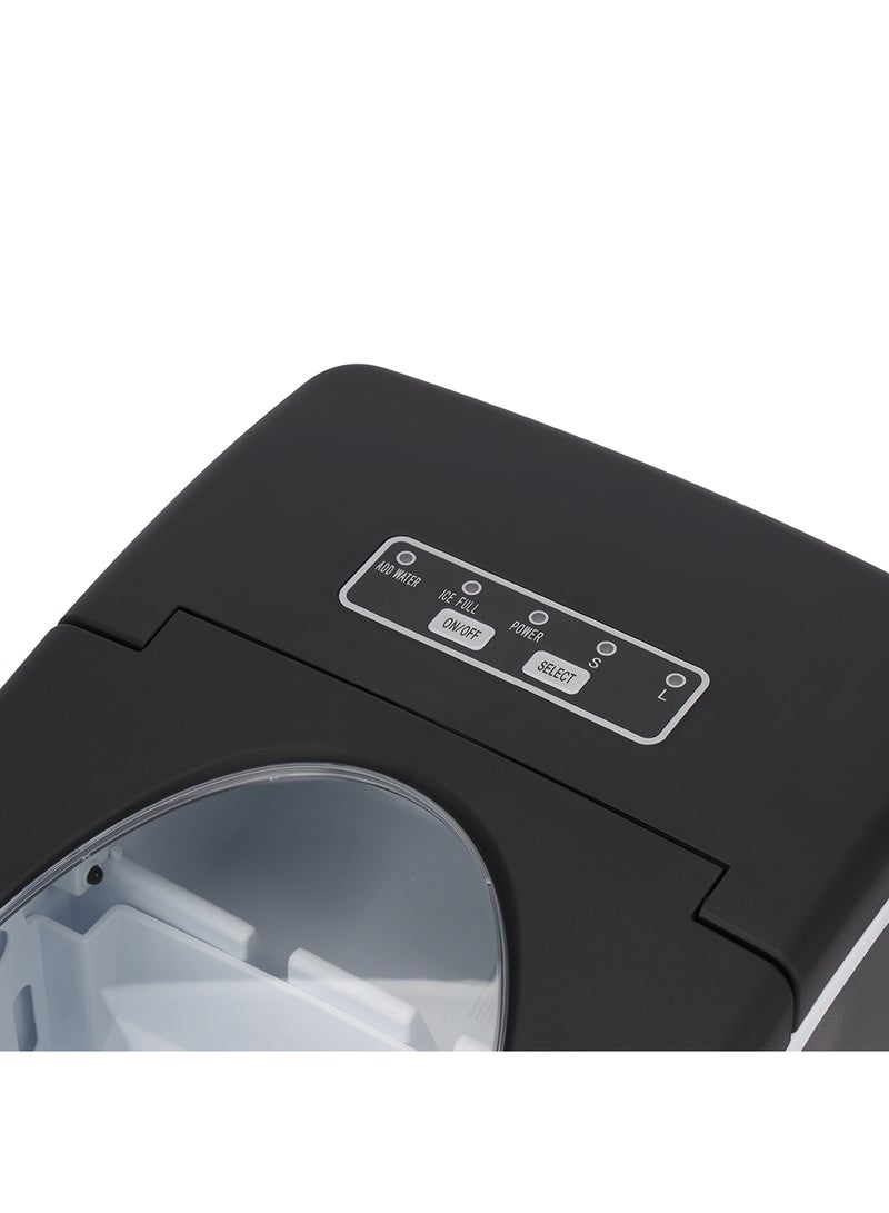 Olsenmark - Ice Maker With Plug Drain, High Speed Fan, Bullet Shaped Ices Includes Basket And Scoop, Compact And Wide Use, Perfect For Home, Restaurants, Outdoor Parties, Camps 100 W OMIM2496LR Black - Image 1