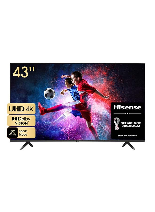 Hisense - 43-Inch 4K UHD HDR Smart TV (Vidaa OS) 43A6GE Black - Image 1