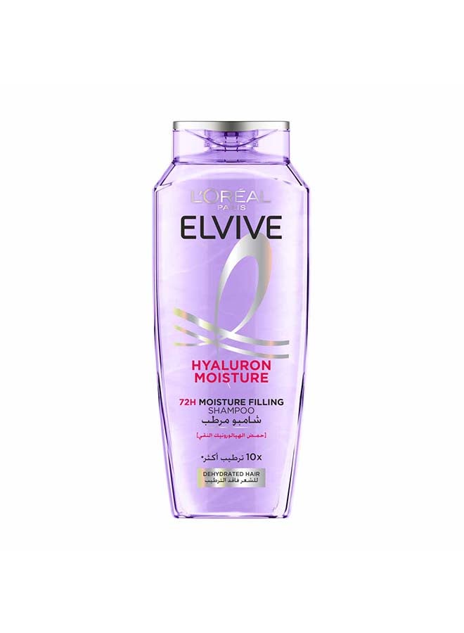 L'OREAL PARIS Elvive Hyaluron Moisture Shampoo- purple 400ml - Image 1