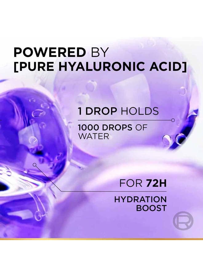 L'OREAL PARIS Elvive Hyaluron Moisture Filling Shampoo Replumps Hair With 72H Of Hydration purple 600ml - Image 3