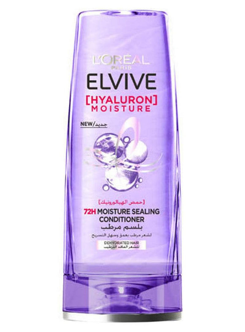 لوريال باريس بلسم الفيف هيالرون مرطب مع حمض الهيالورونيك للشعر الجاف والتالف أرجواني سادة 200.0ملليلتر - Image 1