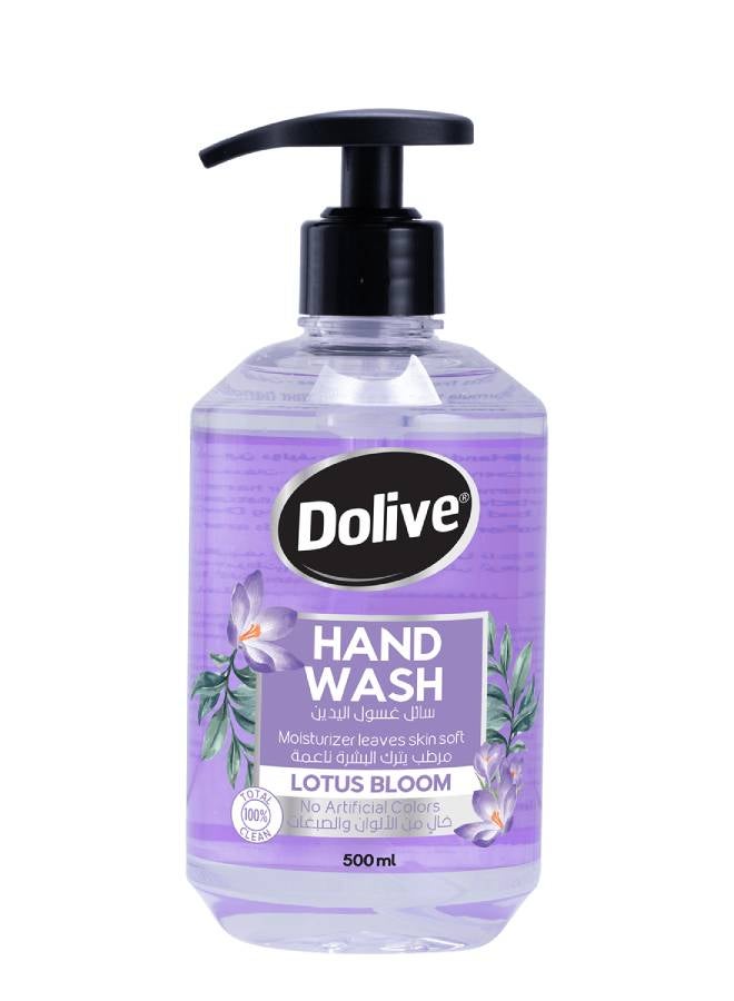 Dolive - Hand Wash Lotus Bloom Purple 500ml - Image 1