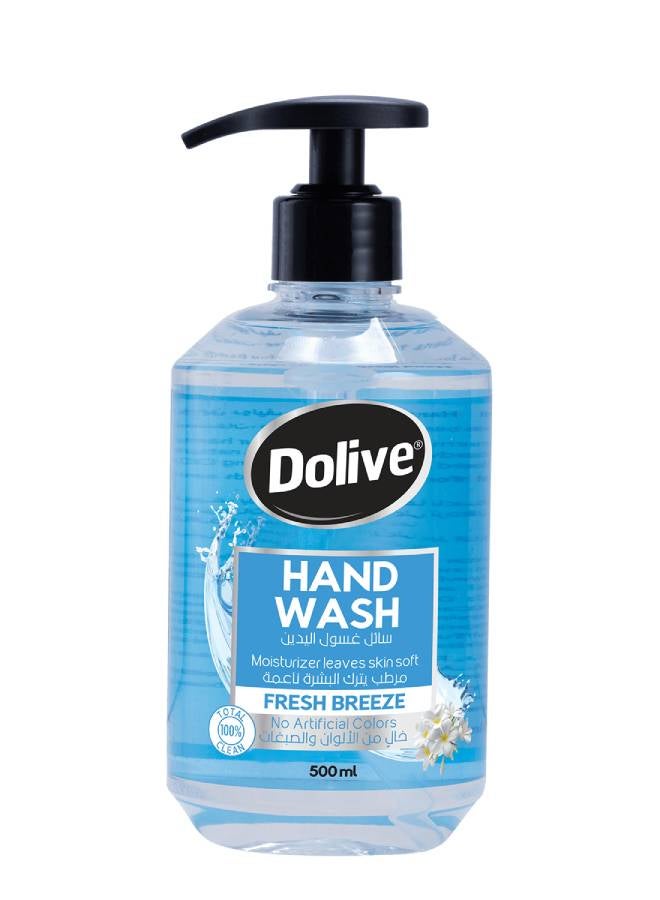 Dolive - Hand Wash Fresh Breeze Blue 500ml - Image 1