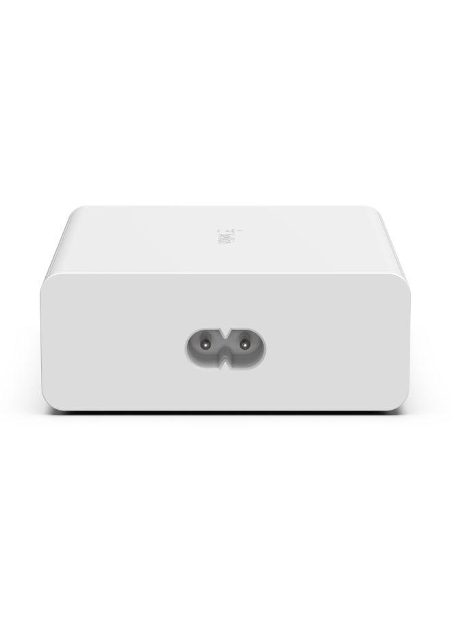 belkin 108W GaN USB Charging Station for Multiple Devices, 2 USB Type C and 2 USB A Fast Desktop Charger Dock Hub for MacBook, Pro, Air, iPhone, Pro, Max, Mini, iPad Pro, Air, Galaxy and More White - Image 5