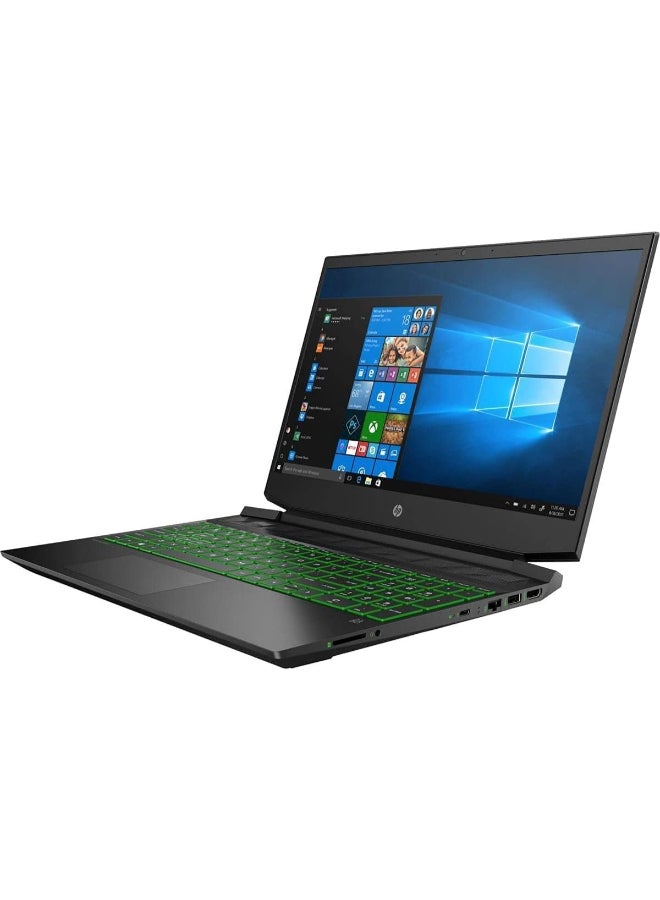 HP - Pavilion Gaming Laptop 15-ec1046nr With 15.6 Inch Full HD Display, AMD Ryzen 7 4800H Processor/12GB RAM/512GB SSD/NVIDIA GeForce GTX 1660 Graphics Card/Windows 10 Home/International Version Black - Image 1