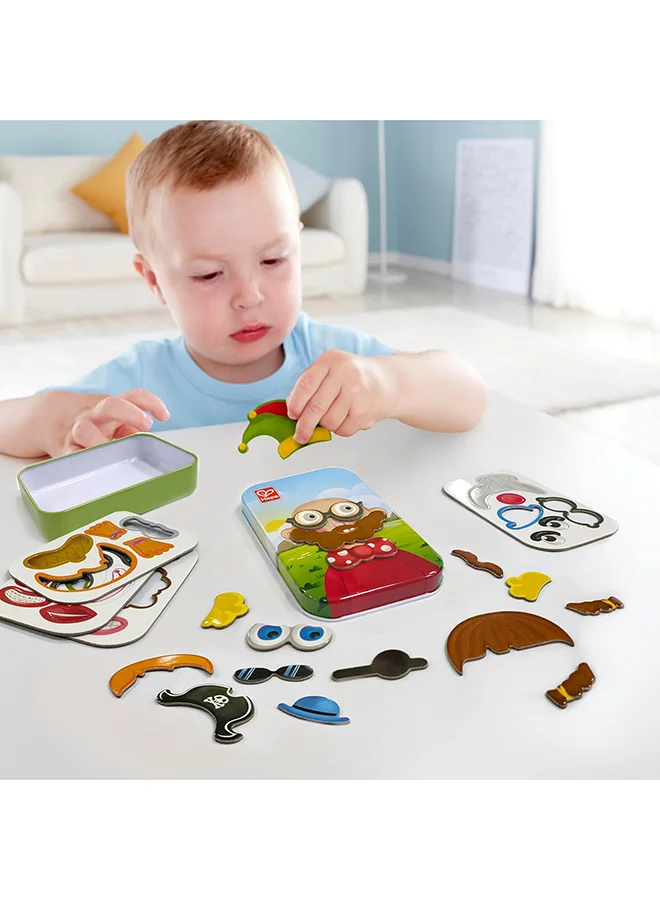 هيب Magnetic Funny Face | 29-Piece Travel Toy for Kids | Creative Magnetic Mix-and-Match Faces for Imaginative Play | Compact and Portable Fun | Travel Toys | Magnet Toys | Kids Toys | 3Y+