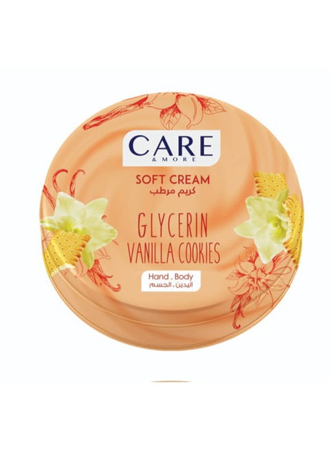 Soft Cream With Glycerin Vanilla & Cookies Orange 75ml
