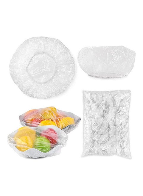 Fresh Keeping Bags,Elastic Plastic Food Storage Covers,Pe Cling Film Bag,Used For Fruit Preservation And Food Storage Clear
