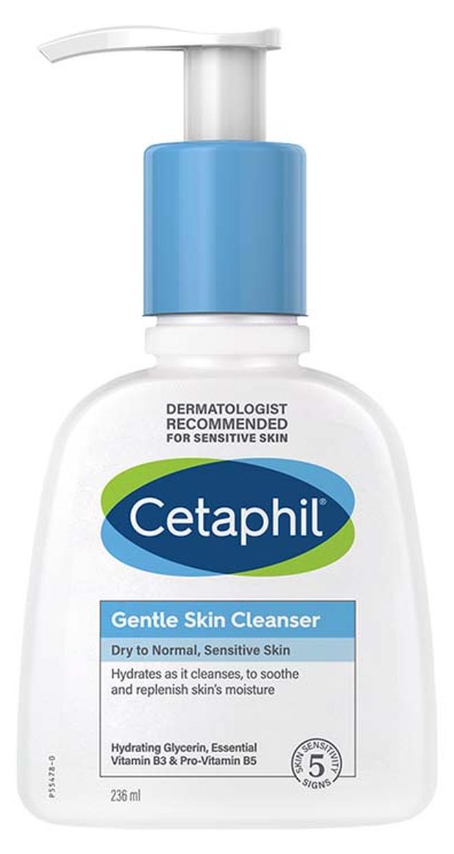 Cetaphil Gentle Skin Cleanser, For Dry to Normal Sensitive Skin, Face And Body Wash, For Men And Women, With Niacinamide And Glycerin, Unscented 236ml - Image 1