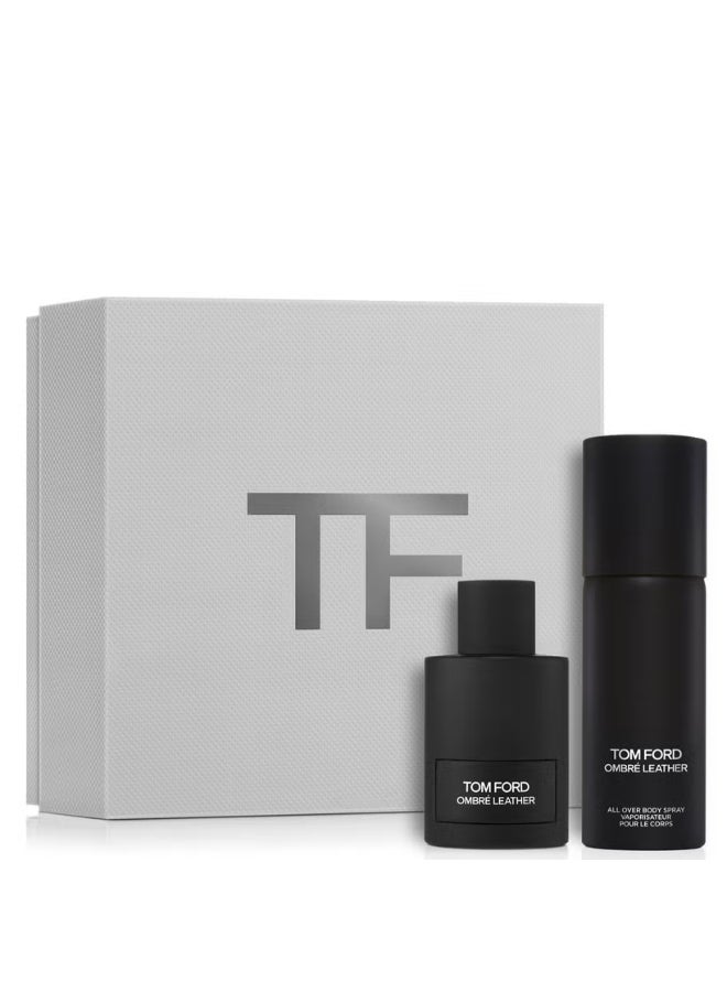 توم فورد مجموعة أومبر ليذر (عطر 100 مل + بخاخ الجسم 150 مل) - Image 1