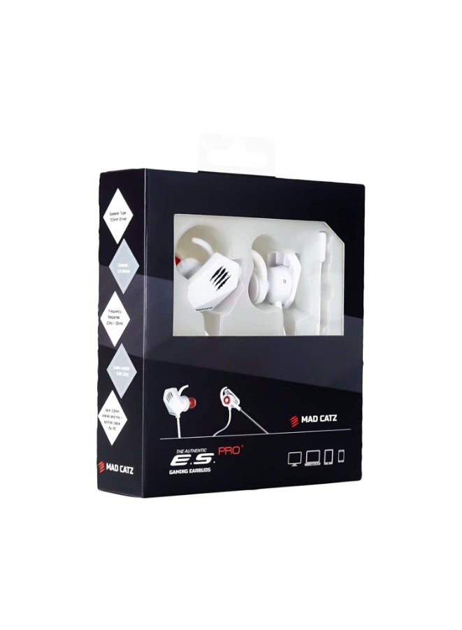Mad Catz - PRO Plus - Gaming Earbuds - White - Image 1