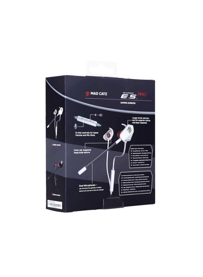 Mad Catz - PRO Plus - Gaming Earbuds - White - Image 1