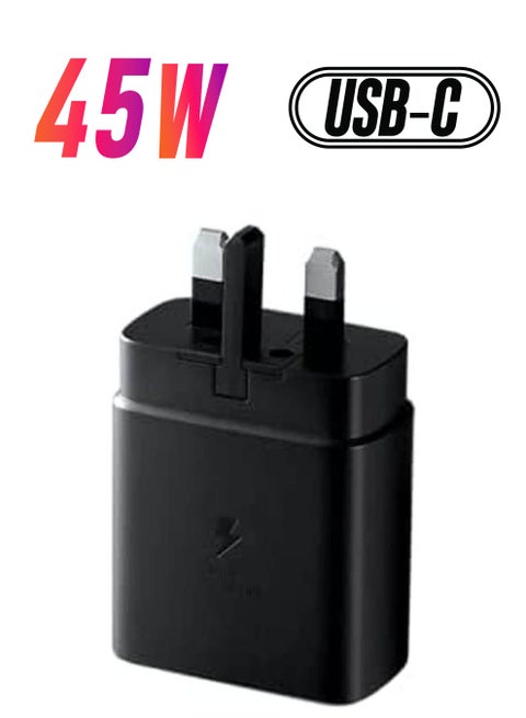 Samsung Travel Adapter 45W With Usb-C To Usb-C Cable (5A) Black