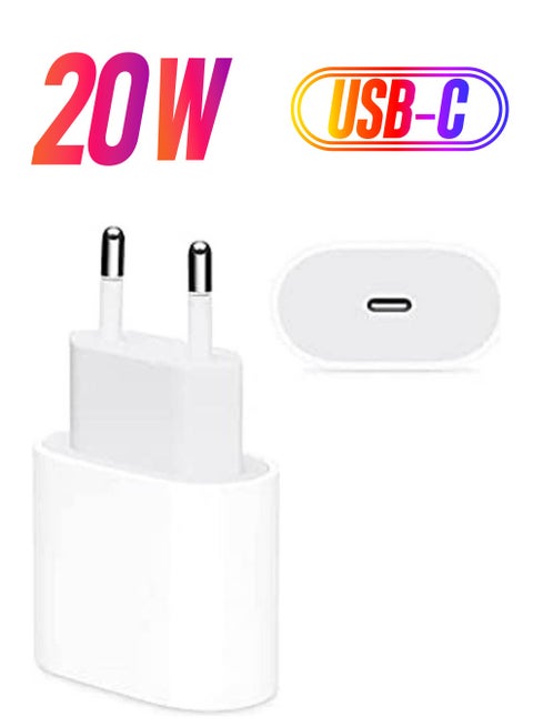 For Apple Usb C Wall Charger, 20W White