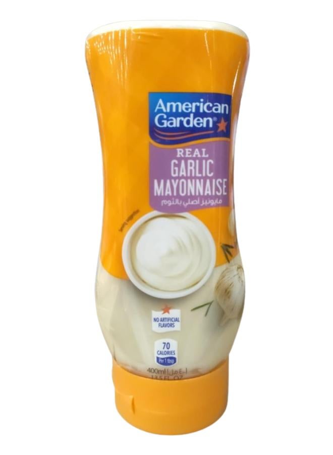 أمريكان جاردن Real Mayonnaise Garlic 400grams Single