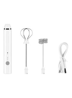 Generic Electric Milk Frother Coffee 12x2.5cm Drink Foamer 14.5x4cm Multicolour 17.0cm  - Image 3