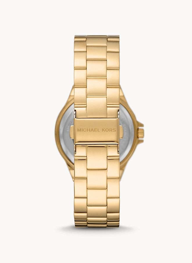 Michael Kors Women's Lennox Three Hand Gold Tone Stainless Steel Watch  MK7229 - Image 3