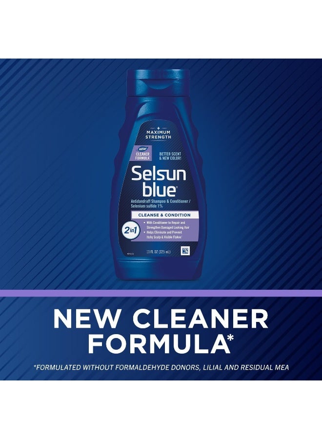 Selsun blue 2-in-1 Anti-dandruff Shampoo & Conditioner Blue 325ml - Image 4