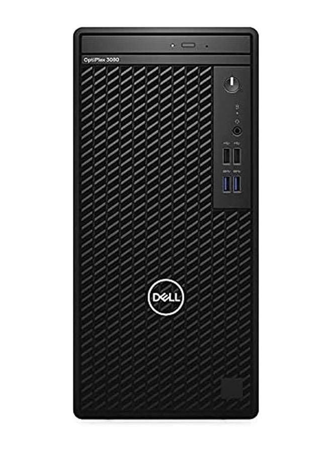 DELL - OptiPlex 3090 Tower PC, Core i3 10100 Processor/4GB RAM/1TB HDD/Integrated Graphics/Windows 10 Pro/International Version Black - Image 1