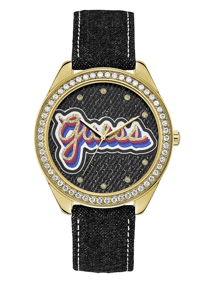 GUESS Women's Trend Analog  Gold Tone Case Watch W1276L2 - Image 1